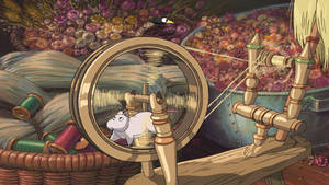 Hamster In Wheel Spirited Away Desktop Wallpaper