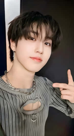 Han Stray Kids Selfie Wallpaper