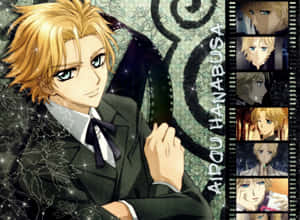 Hanabusa Aido Anime Character Collage Wallpaper
