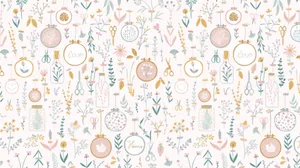 Hand Drawn Aesthetic Pattern Wallpaper