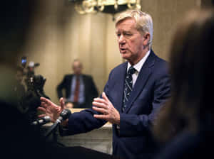 Hand Gestures Of William Weld Wallpaper