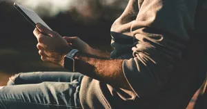 Hands Skillfully Operating Tablet Wallpaper