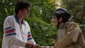 Handshake Greeting Outdoors Wallpaper