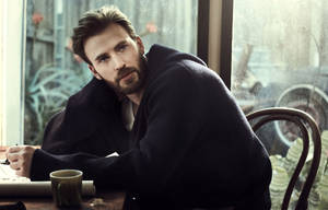 Handsome Celebrity Chris Evans Wallpaper