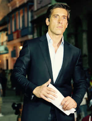 Handsome David Muir Wallpaper