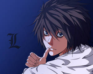 Handsome L Lawliet Art Wallpaper