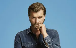 Handsome Man Slick Back Hair Wallpaper