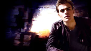 Handsome Vampire Stefan Salvatore Wallpaper