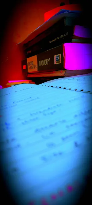 Handwritten Notes Of Educated Person Wallpaper