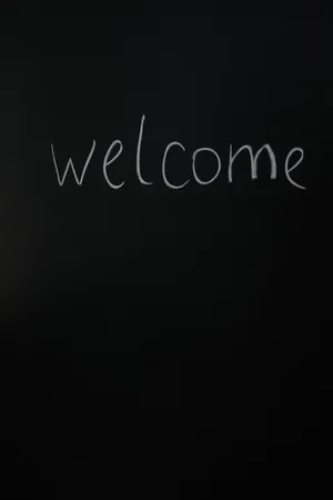 Handwritten Welcome Text Wallpaper
