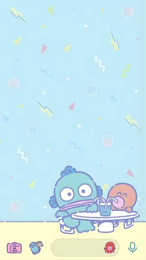 Hangyodon And Friends Cute Background Wallpaper