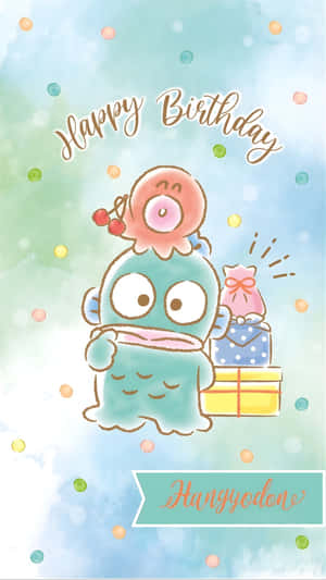 Hangyodon Birthday Celebration Wallpaper