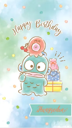 Hangyodon Birthday Celebration Wallpaper