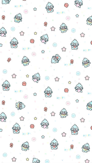 Hangyodon Cute Pattern Wallpaper