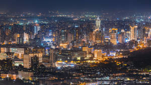 Hangzhou Cityscape Lights Wallpaper