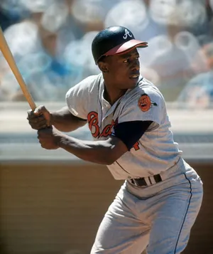 Hank Aaron Batting Position Wallpaper