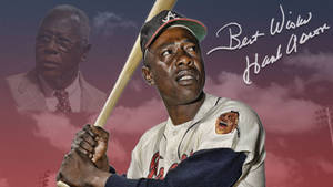 Hank Aaron Best Wishes Wallpaper