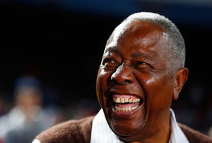 Hank Aaron Big Happy Smile Wallpaper