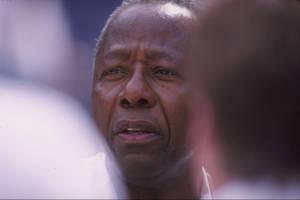 Hank Aaron Focus Shot Wallpaper