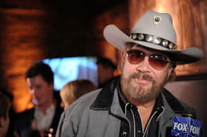 Hank Williams Jr. Capturing The Country Music Scene Wallpaper