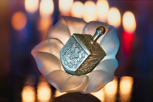 Hanukkah Flower Macro Wallpaper