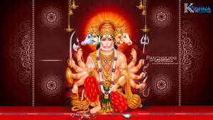 Hanuman Ji Hd With Faces Wallpaper