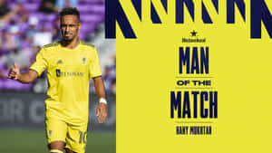 Hany Mukhtar Man Of The Match Heineken Poster Wallpaper