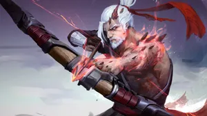 Hanzo, The Master Archer From Overwatch, Unleashes His Powerful Shot Wallpaper