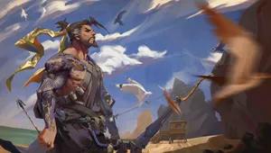 Hanzo The Sharp-eyed Archer Dominating In Overwatch Wallpaper