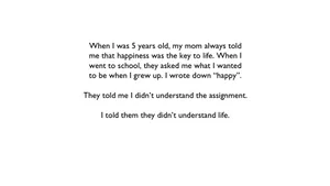 Happiness Life Quotes Wallpaper