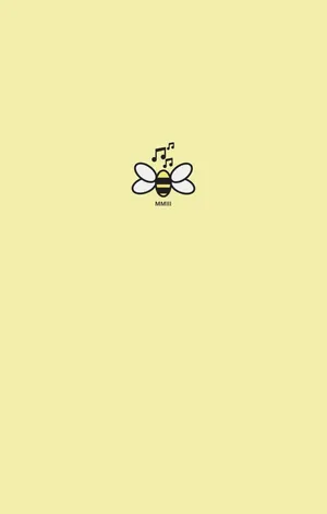 Happy Bee Cute Yellow Aesthetic Wallpaper