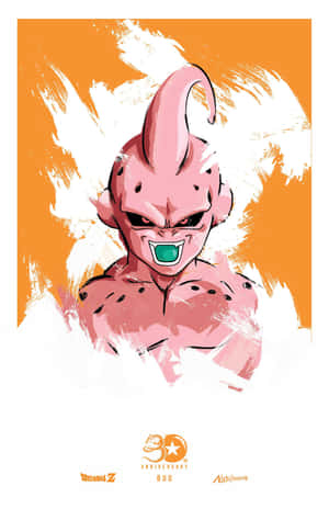 Happy Buu Enjoying Colors Of Sunset Wallpaper