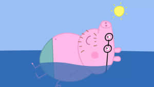 Happy Father’s Day: Enjoy The Day With Daddy Pig Wallpaper