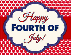 Happy Fourthof July Greeting Wallpaper