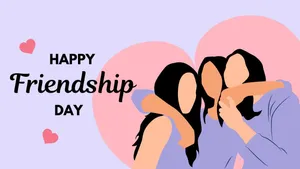 Happy Friendship Day Celebration Wallpaper