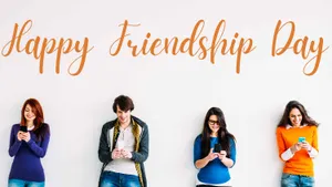 Happy Friendship Day Celebration Wallpaper