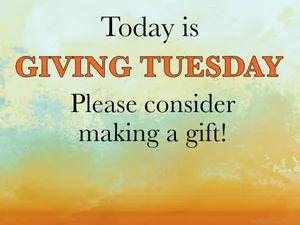 Happy Giving Tuesday! Make A Change Today. Wallpaper