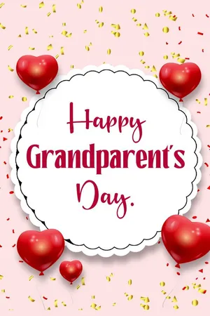 Happy Grandparents Day Celebration Card Wallpaper