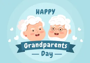 Happy Grandparents Day Celebration Wallpaper
