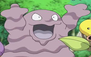 Happy Grimer In The Pokemon Anime Wallpaper