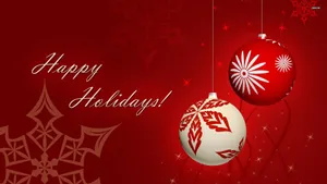 Happy Holidays From All Of Us Wallpaper