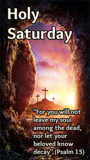 Happy Holy Saturday Wallpaper