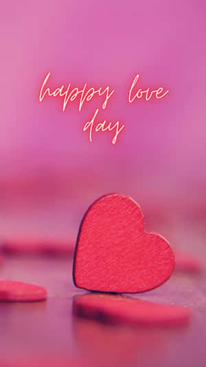 Happy Love Day Heart Wallpaper