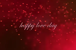 Happy Love Day Hearts Background Wallpaper