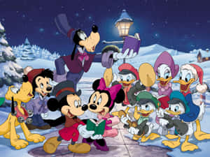 Happy Mickey Mouse New Year! Wallpaper