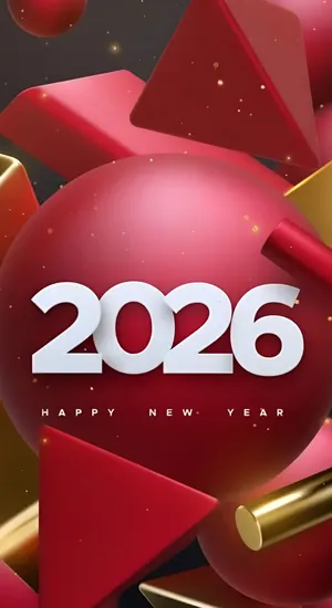Happy New Year 2026 Wallpaper