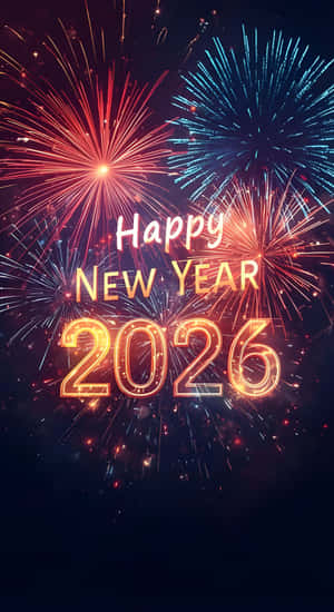 Happy New Year 2026 Celebration Wallpaper
