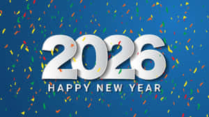 Happy New Year 2026 Celebration Wallpaper