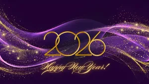 Happy New Year 2026 Celebration Wallpaper