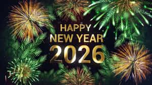Happy New Year 2026 Celebration Wallpaper